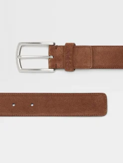 Brown Suede Belt