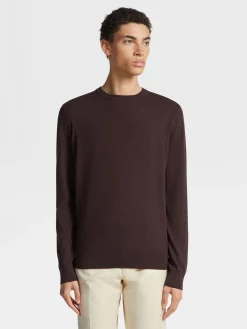 Burgundy 12milmil12 Wool Crewneck