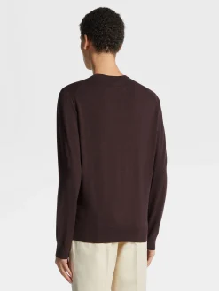 Burgundy 12milmil12 Wool Crewneck