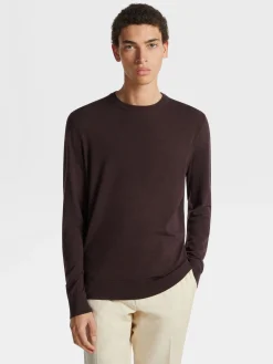 Burgundy 12milmil12 Wool Crewneck