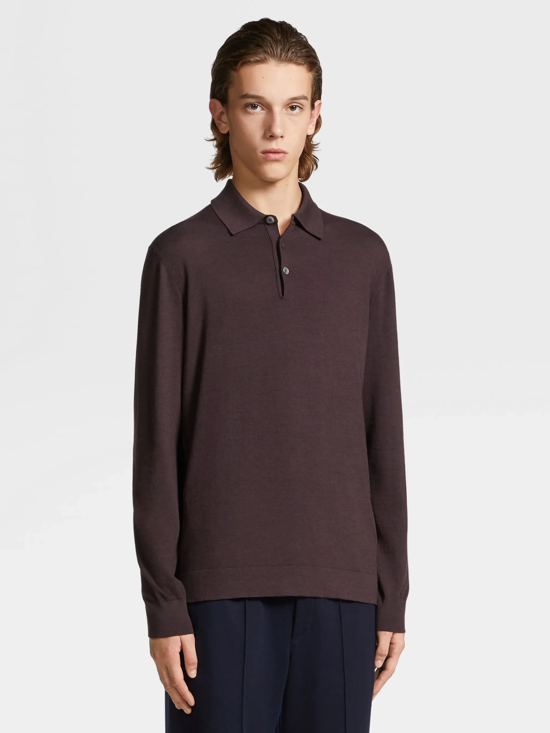 Burgundy 12milmil12 Wool Polo