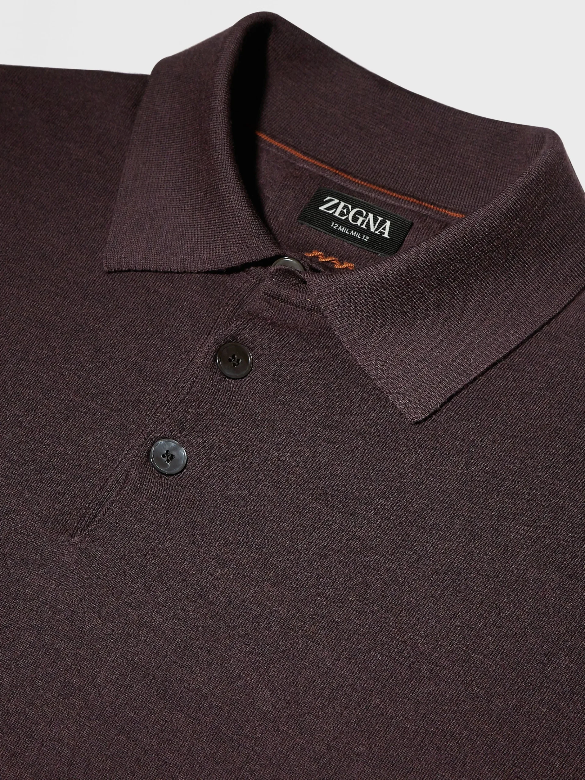 Burgundy 12milmil12 Wool Polo