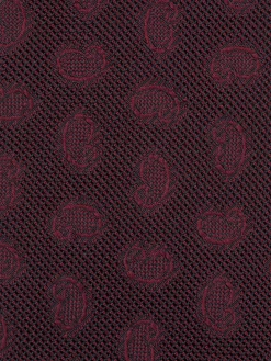 Burgundy Silk Tie