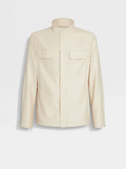 Cashmere Silk and Linen Blouson