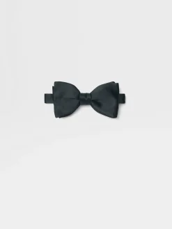 Dark Blue Silk Bowtie