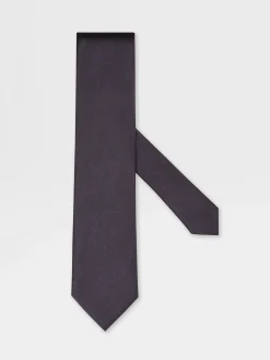 Dark Blue Silk Tie