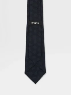 Dark Blue Silk Tie