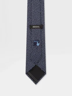 Dark Blue Silk Tie