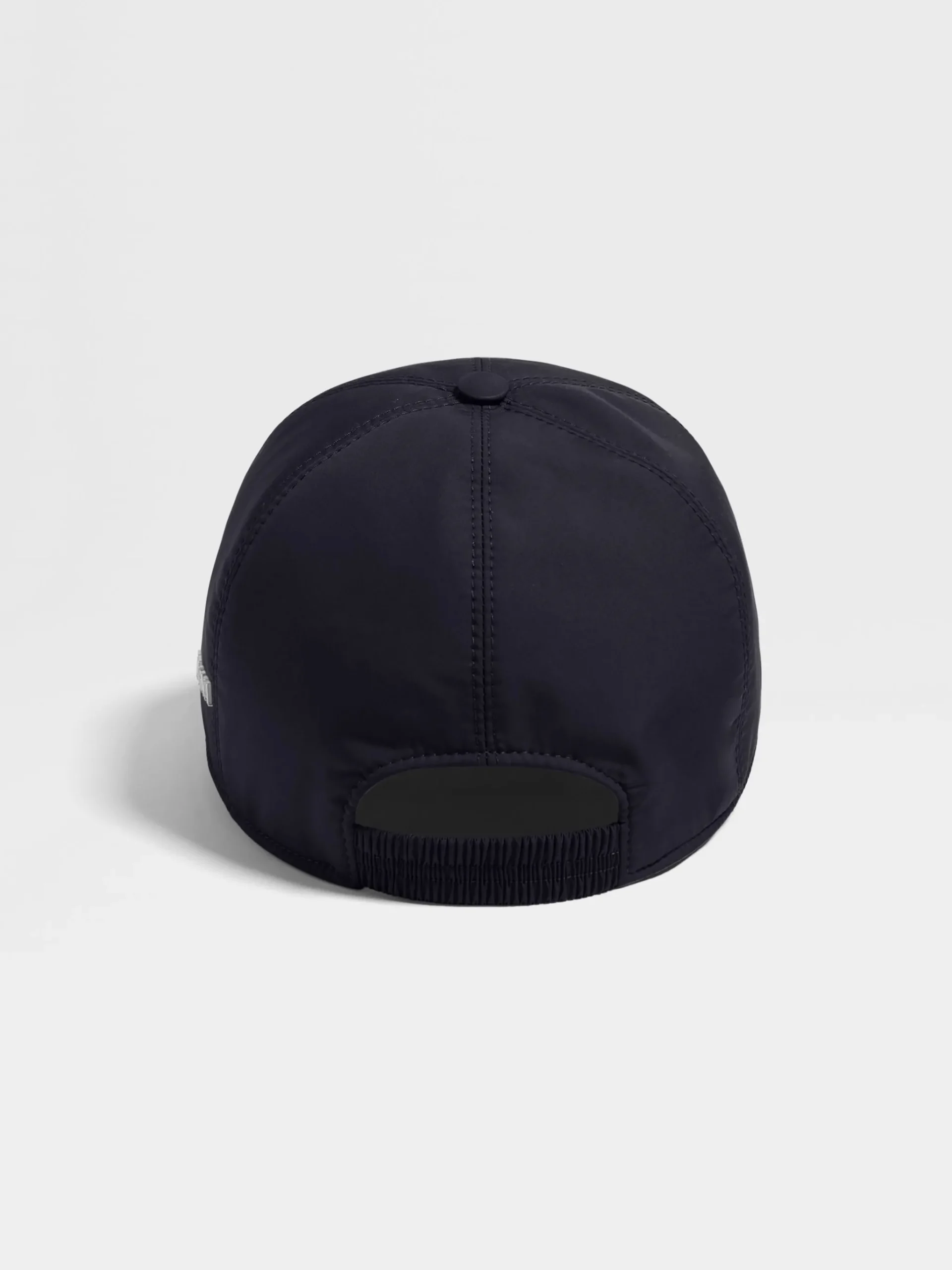Dark Blue Technical Fabric Baseball Cap