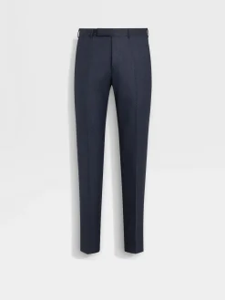 Dark Blue Wool Pants