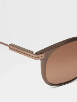 Dark Bronze Aluminium Sunglasses