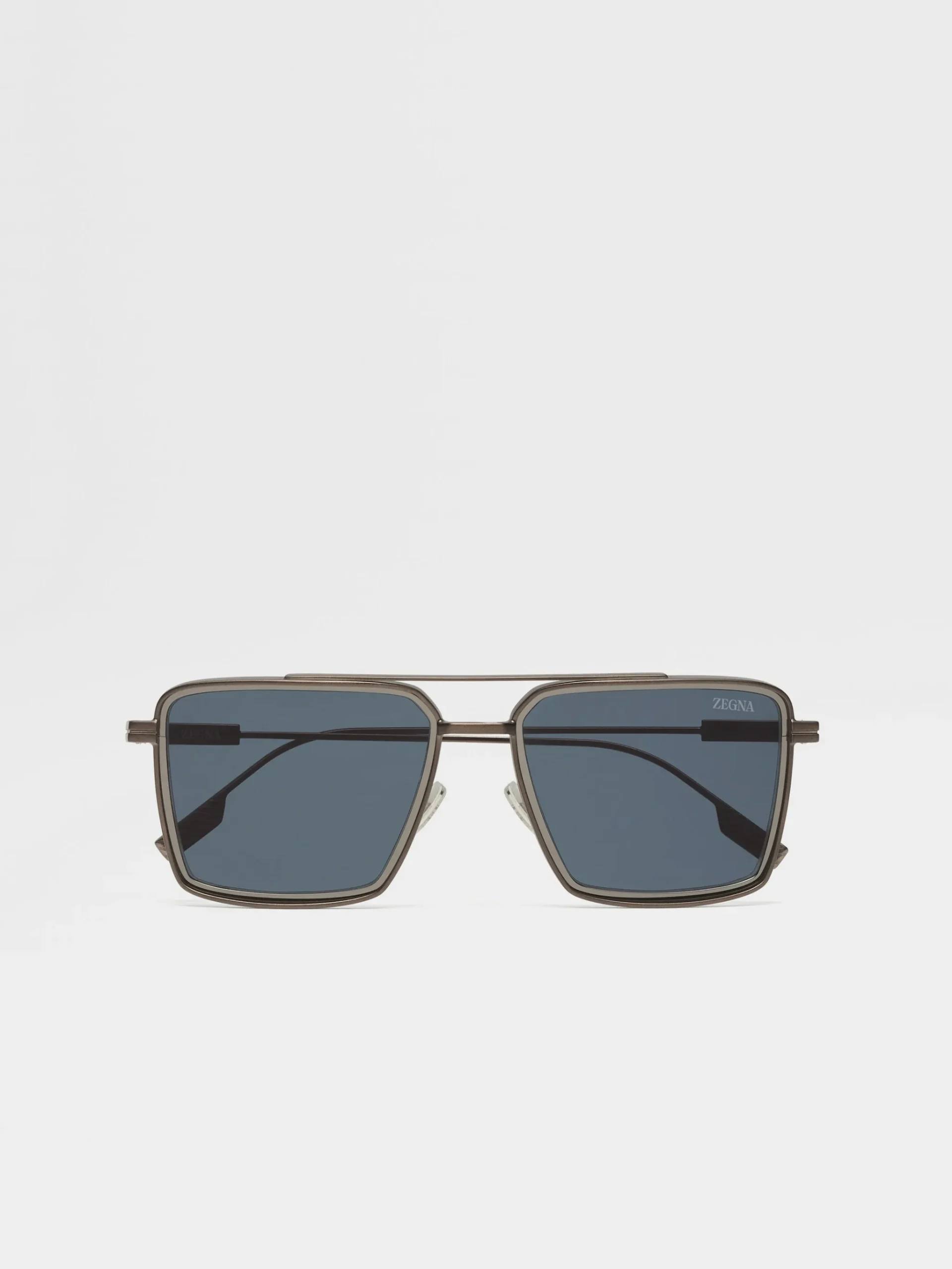 Dark Bronze Aniline Metal Sunglasses