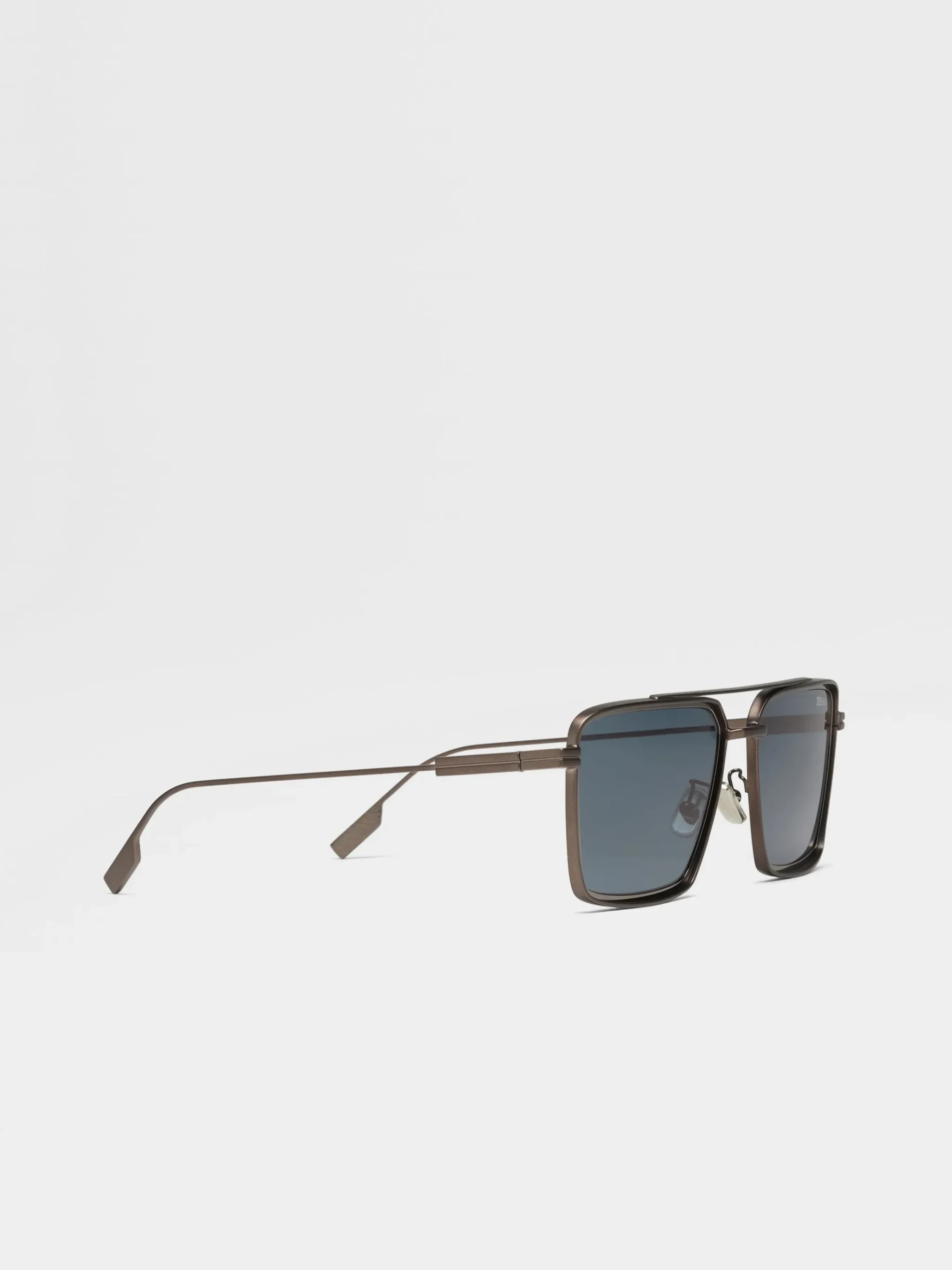 Dark Bronze Aniline Metal Sunglasses
