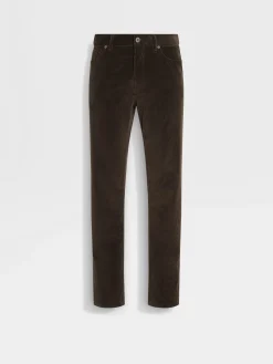 Dark Brown Cashco Roccia Pants