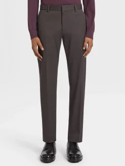 Dark Brown Comfort Cotton Pants