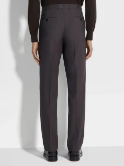 Dark Brown High Performance™ Wool Pants