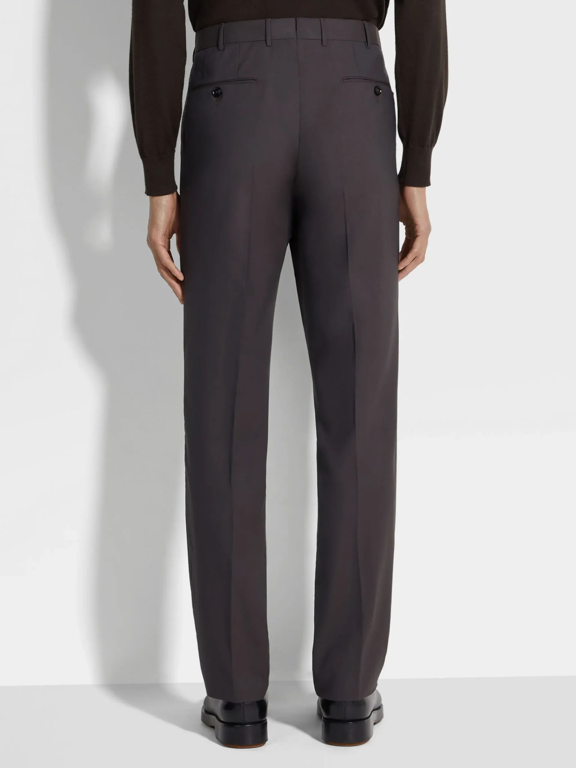 Dark Brown High Performance™ Wool Pants