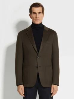 Dark Brown Oasi Cashmere Jacket
