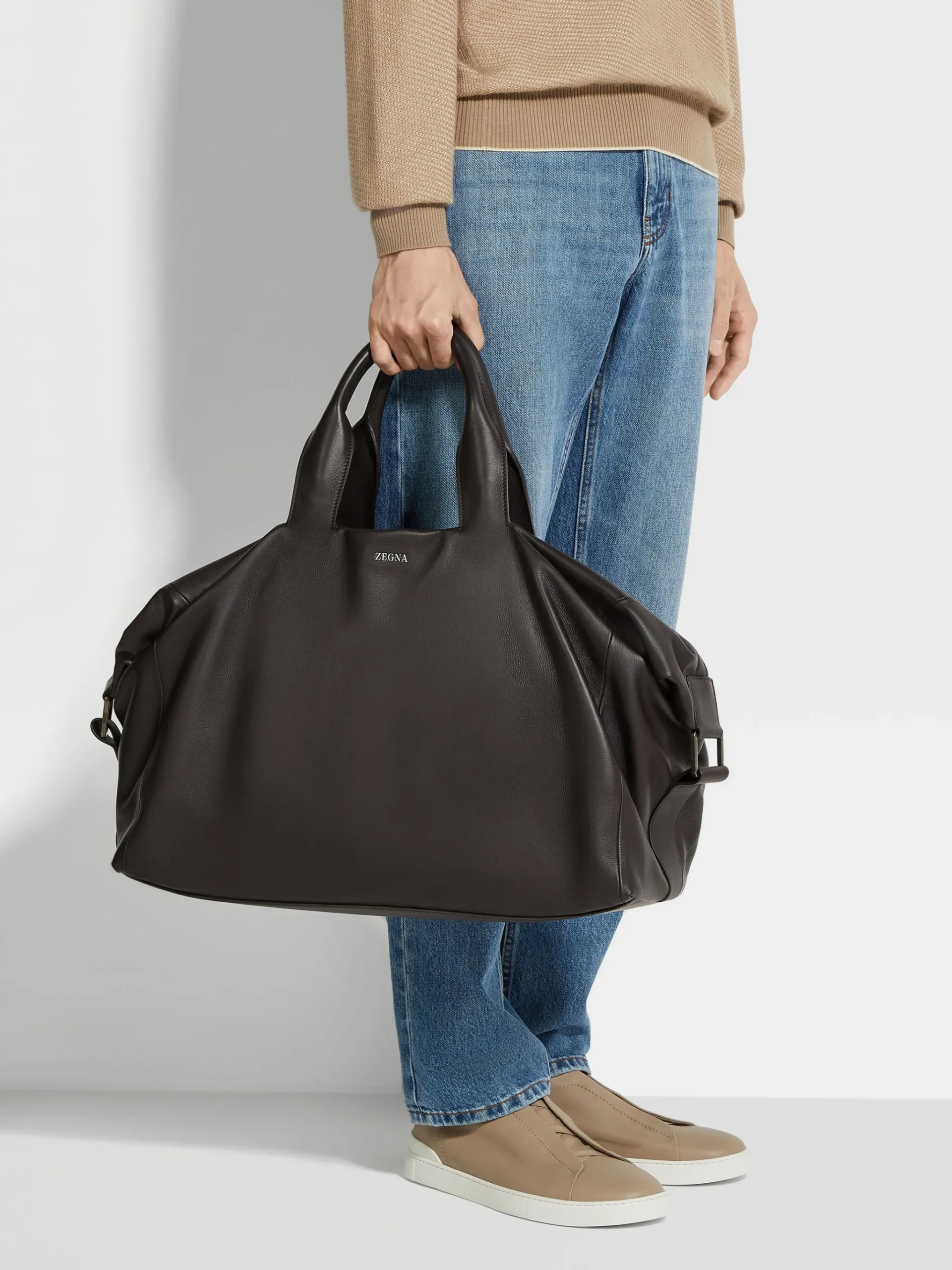Dark Brown SECONDSKIN Holdall Raglan