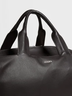 Dark Brown SECONDSKIN Holdall Raglan