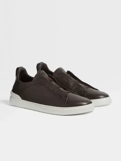 Dark Brown Triple Stitch™ SECONDSKIN Sneakers