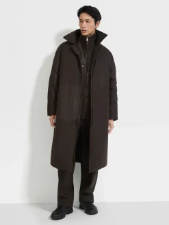 Dark Brown Wool Pants