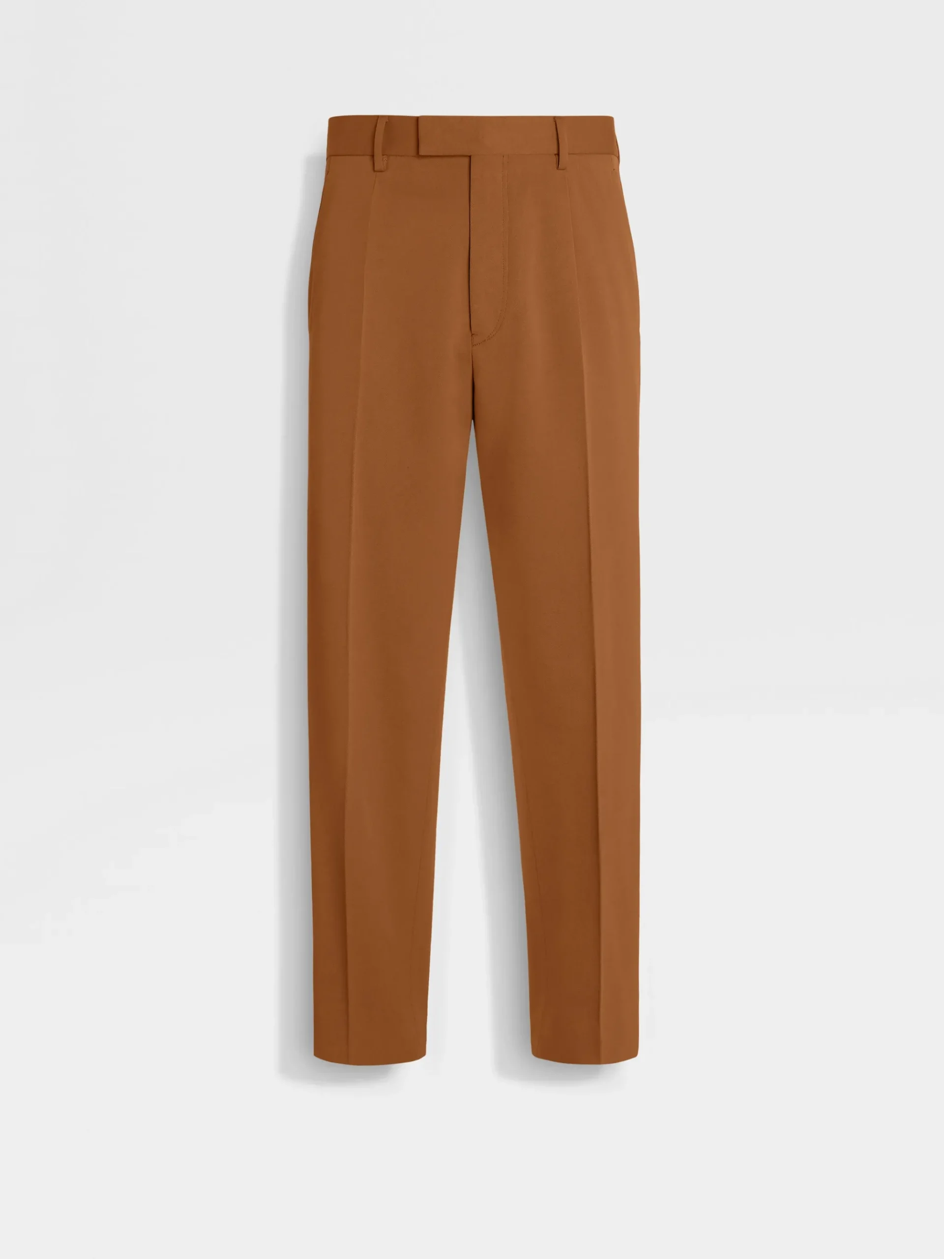 Dark Foliage Cotton and Wool Pants