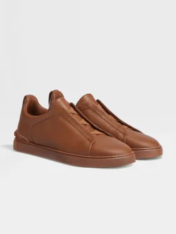 Dark Foliage Deerskin Triple Stitch™ Sneakers