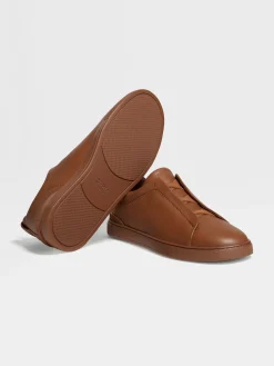 Dark Foliage Deerskin Triple Stitch™ Sneakers