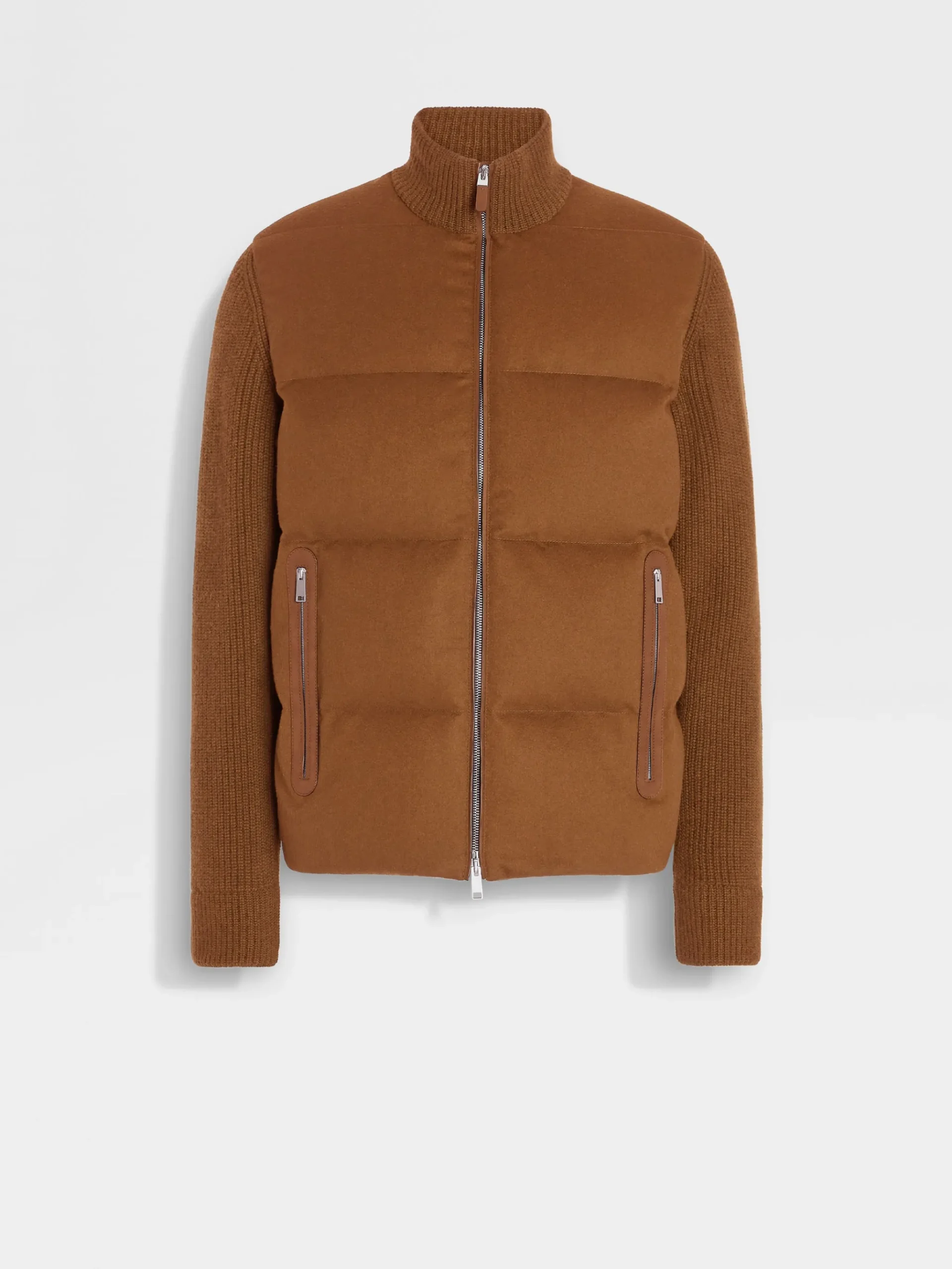 Dark Foliage Oasi Cashmere Full Zip Blouson
