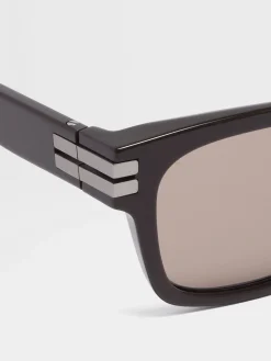 Dark Green Acetate Sunglasses