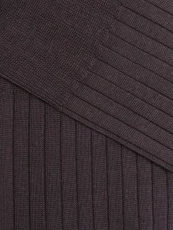 Dark Grey Cotton Socks