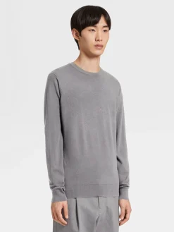Dark Grey 12milmil12 Wool Crewneck