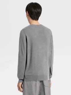 Dark Grey 12milmil12 Wool Crewneck