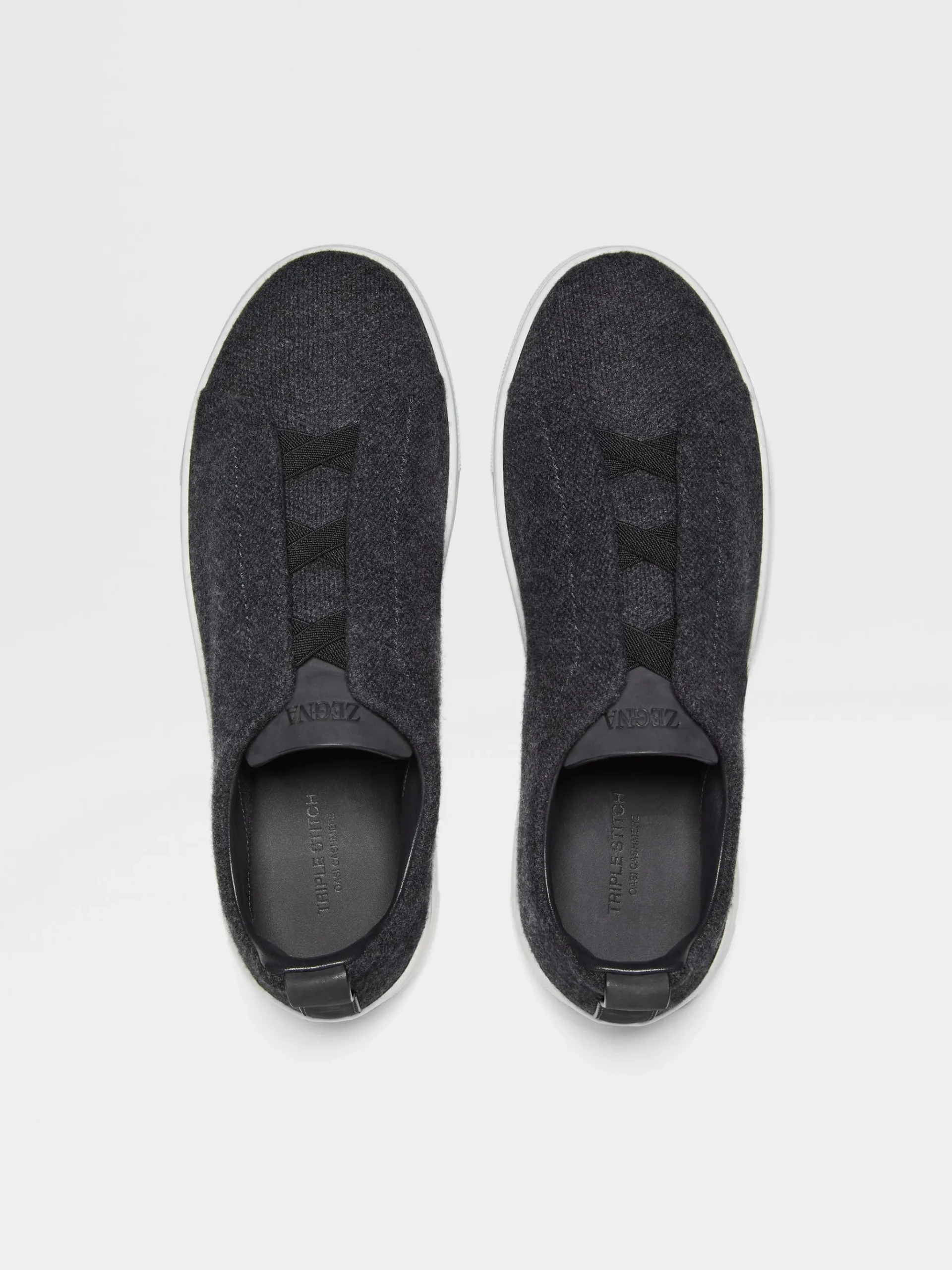 Dark Grey Oasi Cashmere Triple Stitch™ Sneakers
