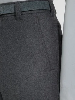 Dark Grey Wool and Cashmere Pants