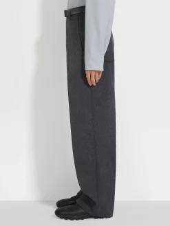 Dark Grey Wool and Cashmere Pants