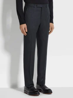 Dark Grey Wool Pants