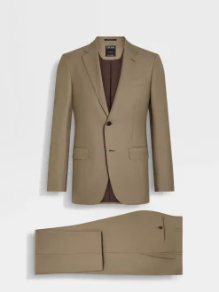 Dark Ochre Oasi Cashmere Suit