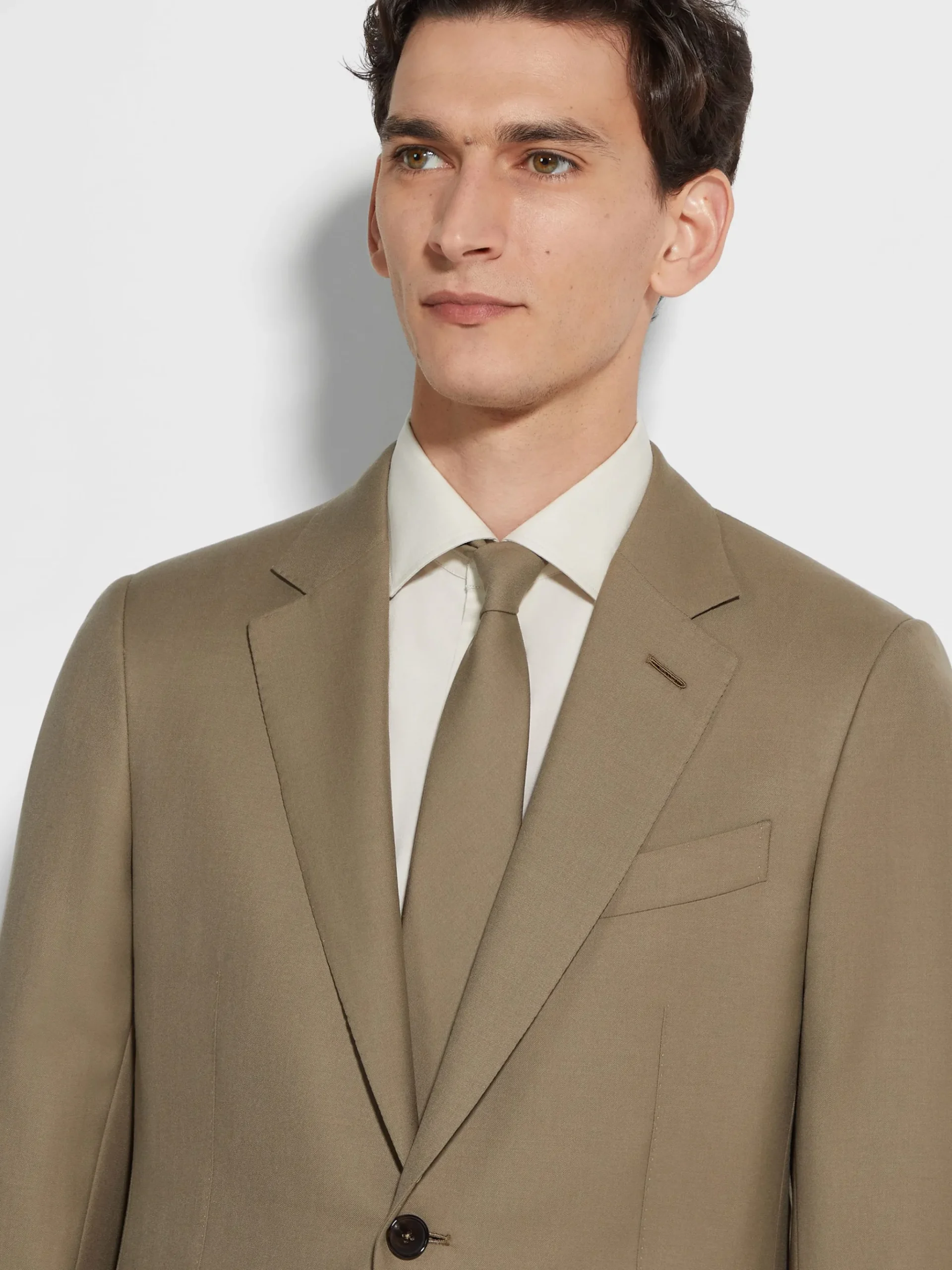 Dark Ochre Oasi Cashmere Suit