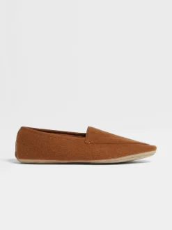 Foliage Cashmere Slippers