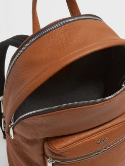 Foliage Deerskin Hoodie Backpack