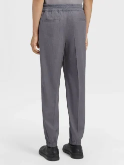 Grey Mélange High Performance™ Wool Joggers