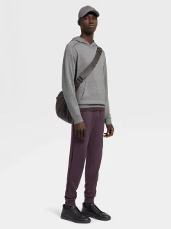 Grey Mélange 12milmil12 Wool Hoodie