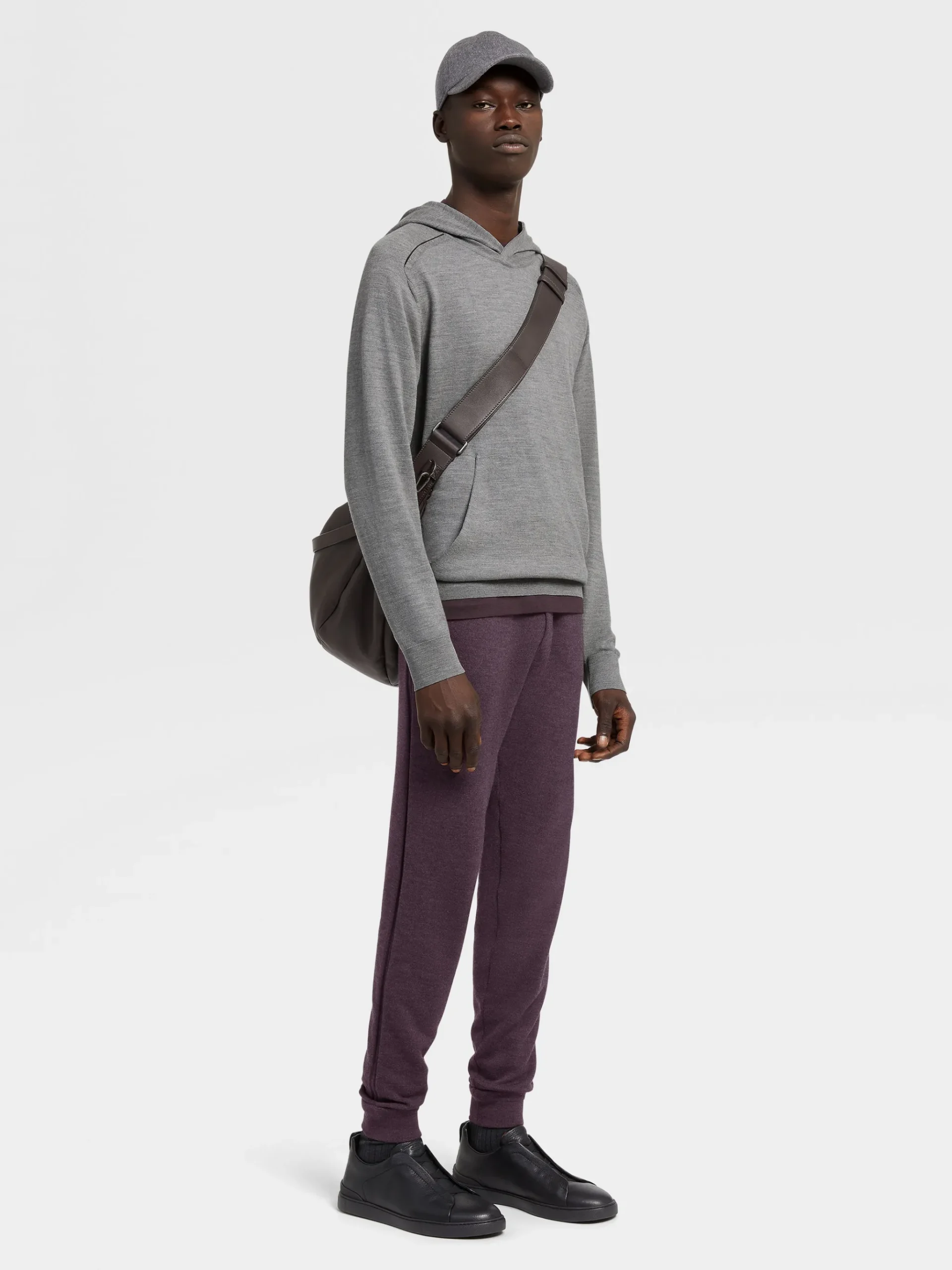 Grey Mélange 12milmil12 Wool Hoodie