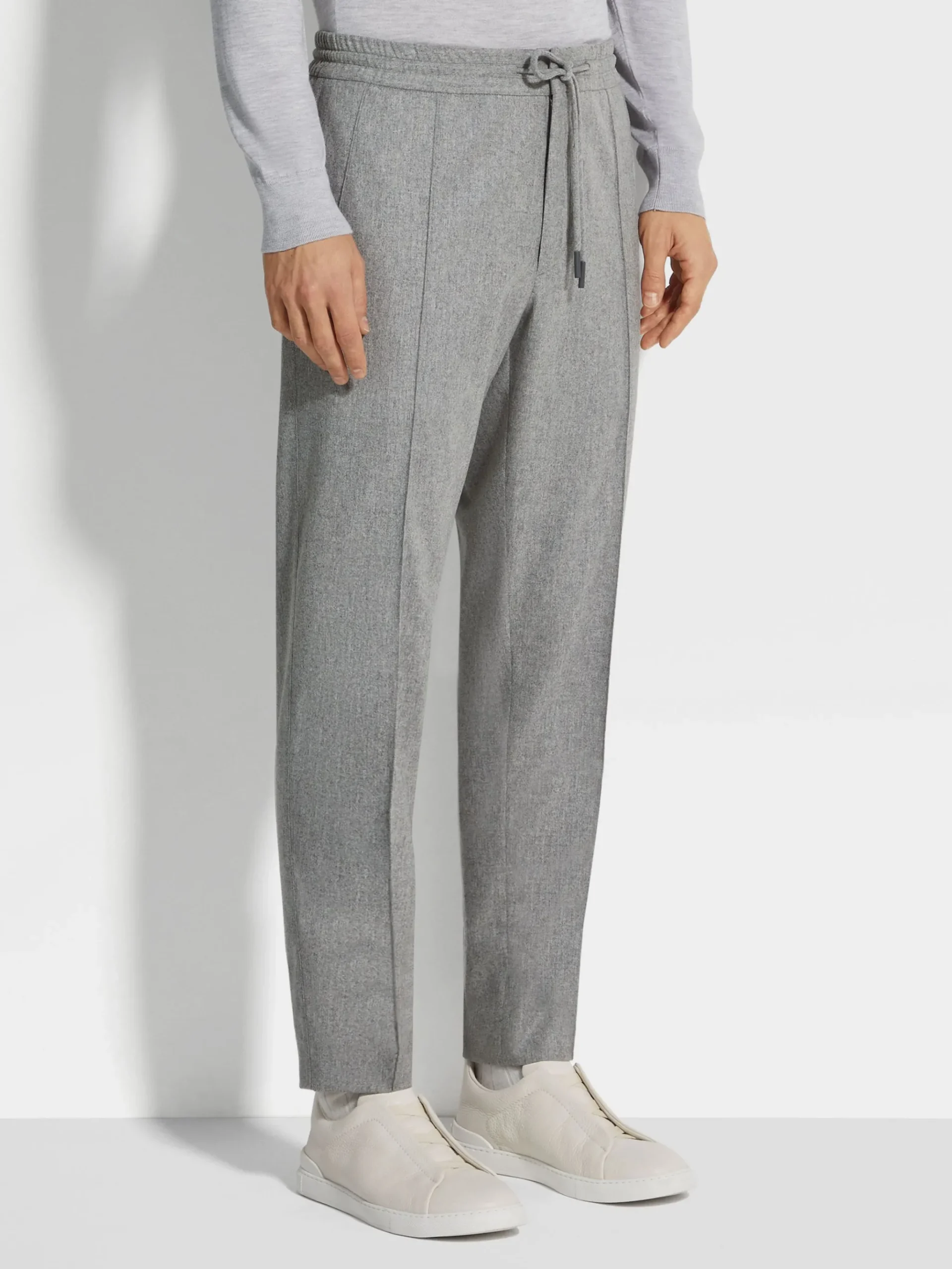 Grey Mélange 15milmil15 Wool Joggers