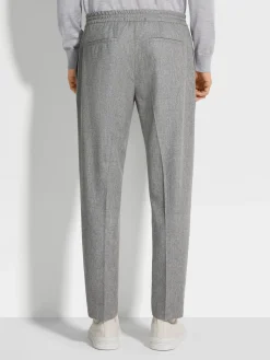 Grey Mélange 15milmil15 Wool Joggers