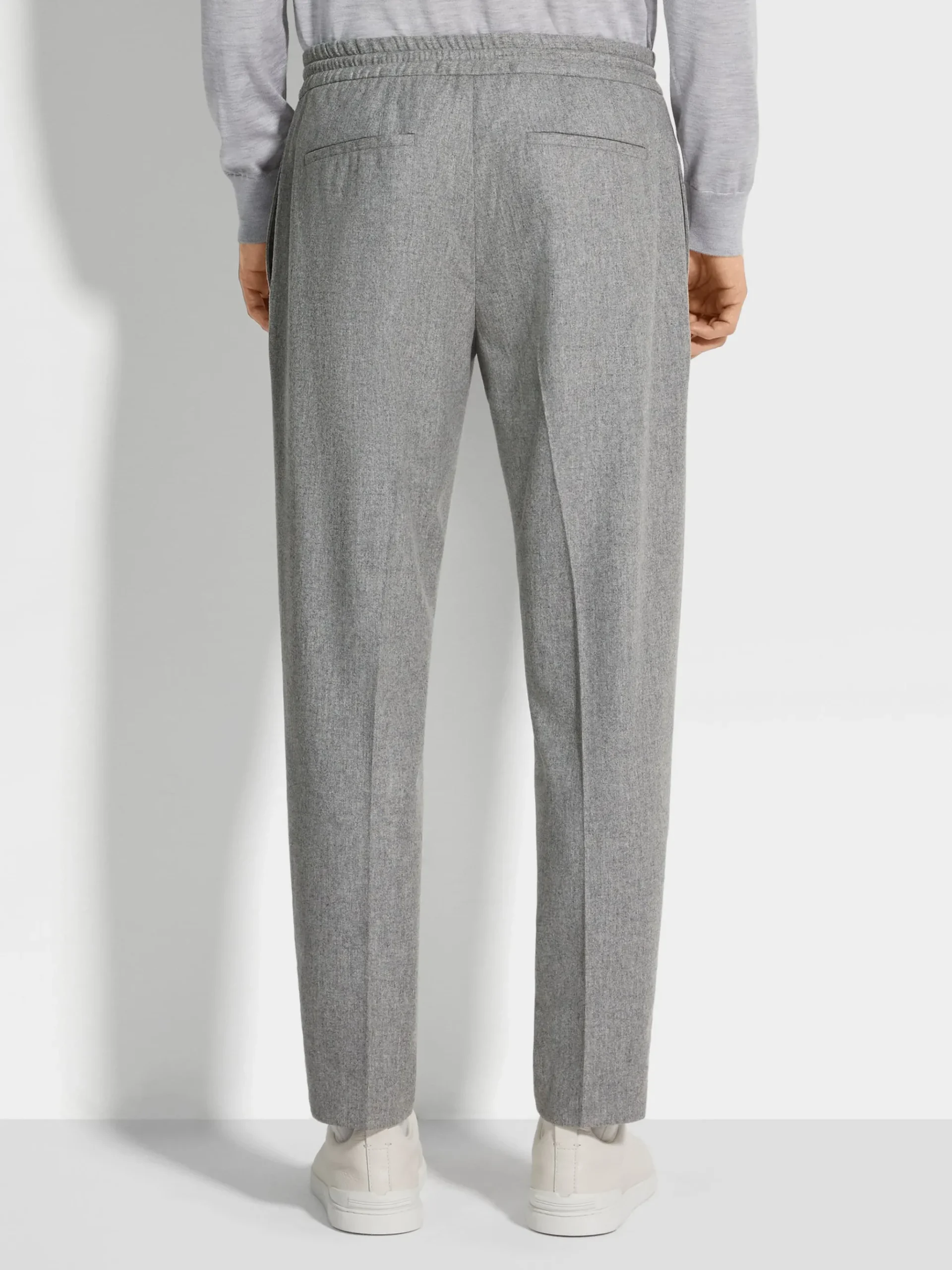 Grey Mélange 15milmil15 Wool Joggers