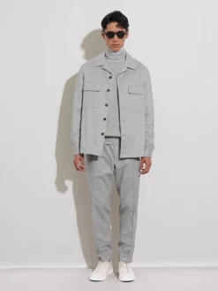 Grey Mélange 15milmil15 Wool Joggers