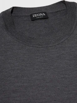 Grey Mélange 12milmil12 Wool Polo Shirt